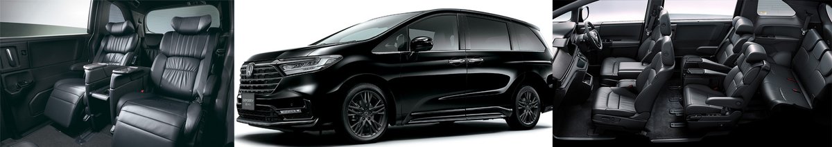 Honda Odyssey premium MPV with captain chairs and full leather seats